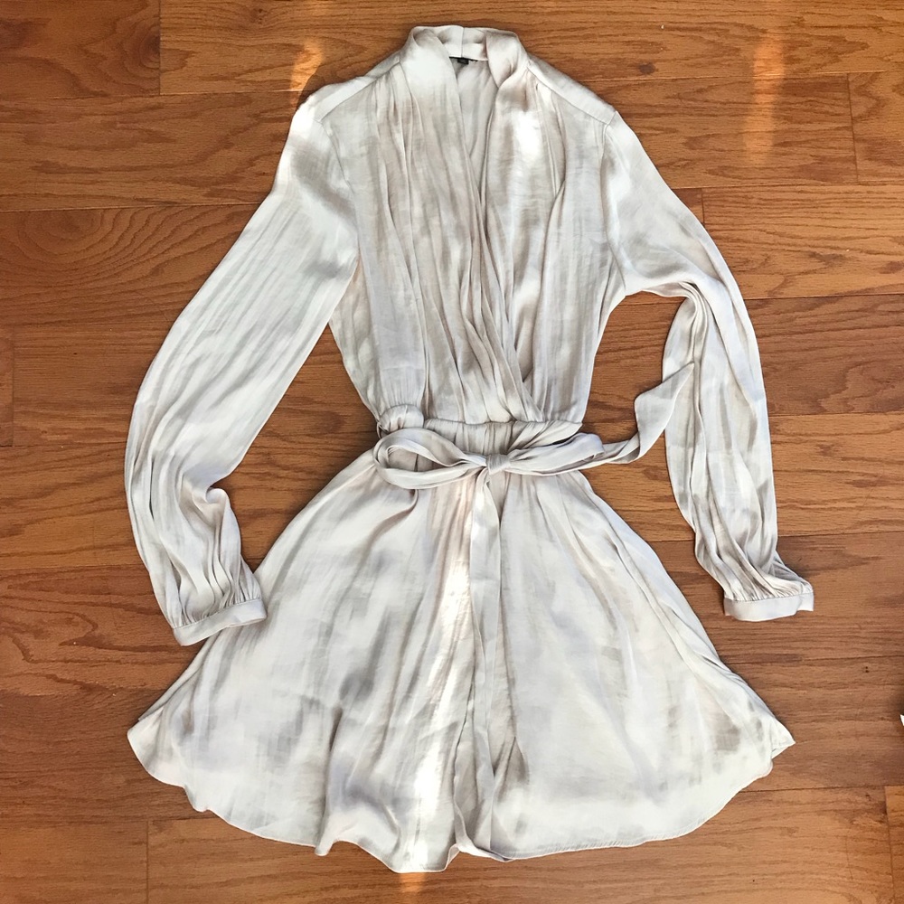 Silky blush dress